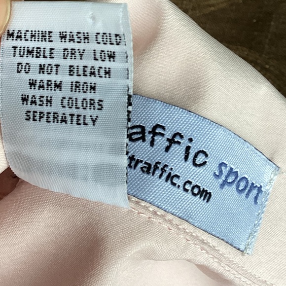 Women's Light Pink Zip-Front Sleeveless Vest Weekend Traffic Sport Size M - Picture 6 of 7